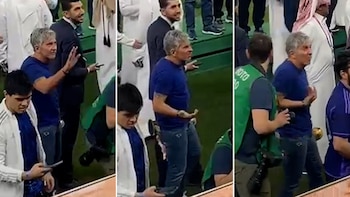 Los videos inéditos de Jorge Messi en medio de los festejos tras la final de Qatar 2022: su reacción cuando le pidieron firmar una camiseta