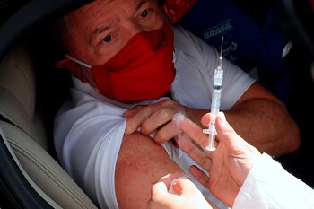 Lula da Silva vacunado contra