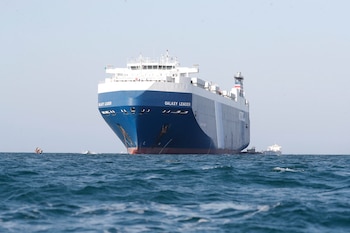 El carguero 'Galaxy Leader', incautado