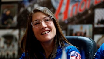 La astronauta de la NASA
