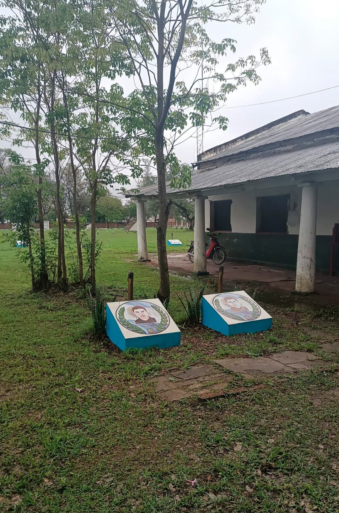 En el regimiento están señalizados los lugares donde cayeron los soldados
