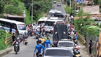 Duro accidente de tránsito en