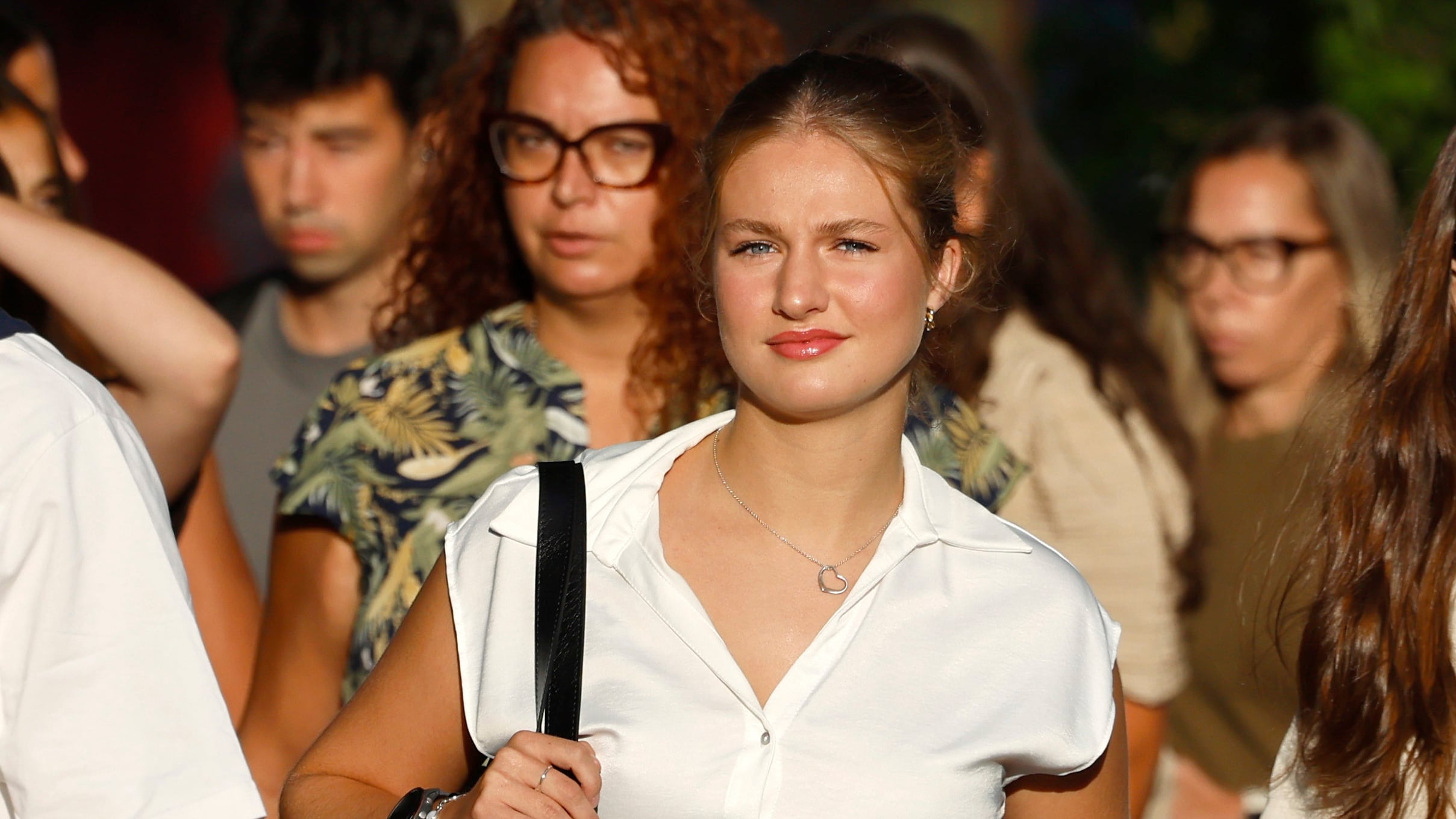 La princesa Leonor en su primer día de universidad (Europa Press)