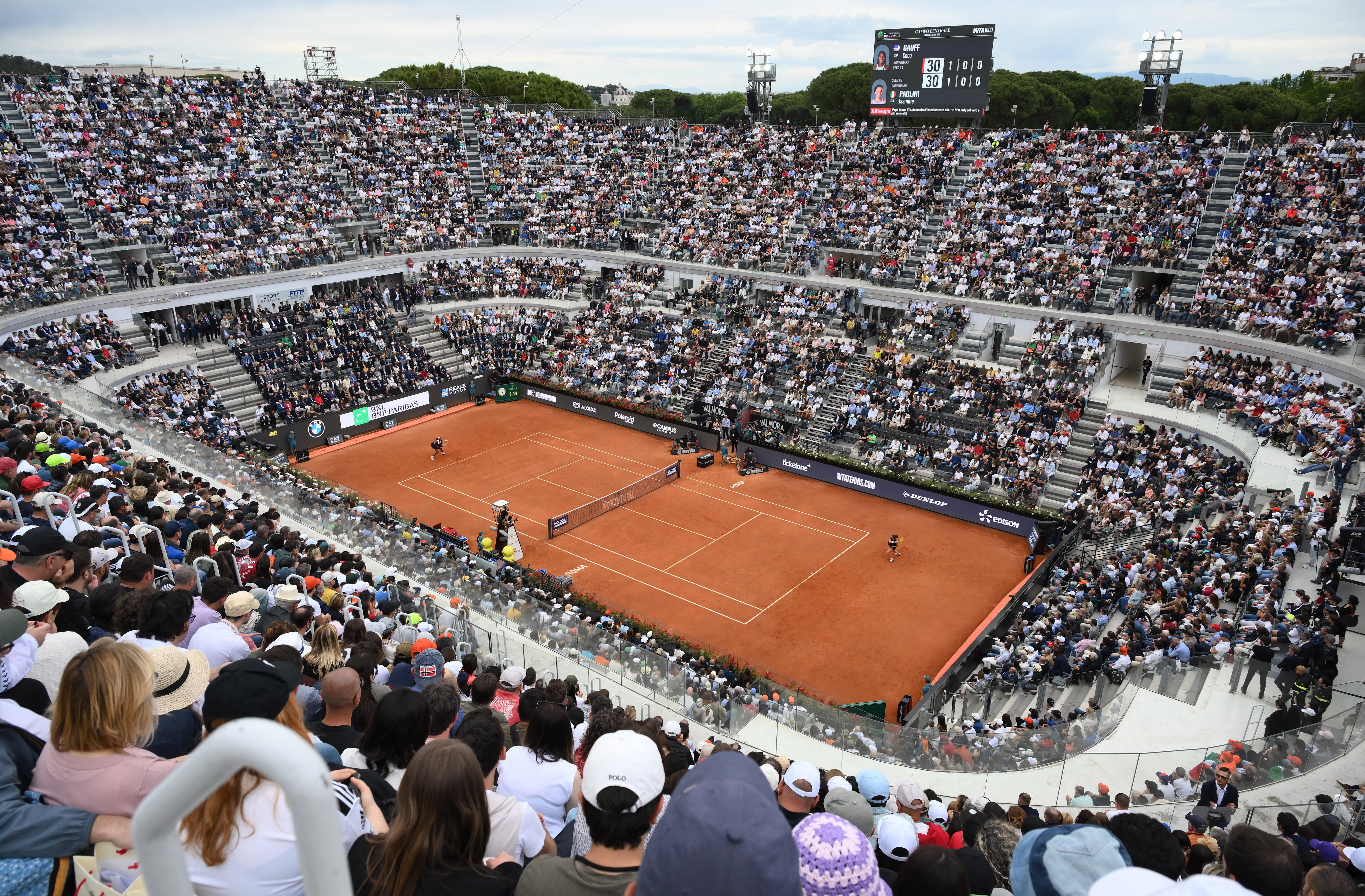 Los tenistas argentinos se presentan en el Masters 1000 de Roma (Crédito: REUTERS/Alberto Lingria)