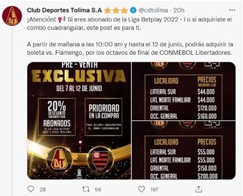 Considerable incremento en las entradas