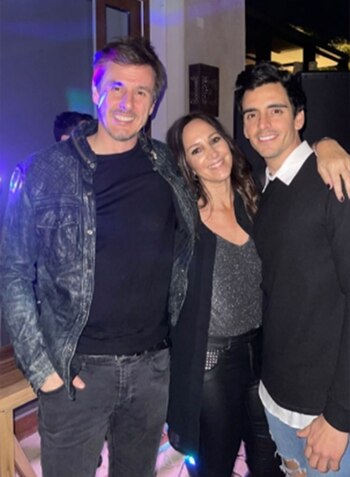 Luciana Pizzolorusso con Roberto García