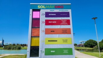 El "Solmáforo" está ubicado en