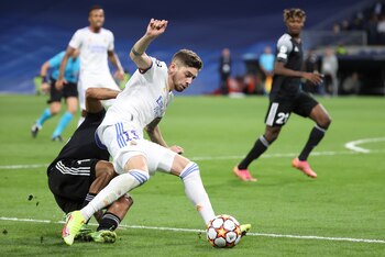 Valverde (d), en una fotografía