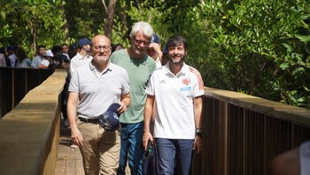 El alcalde Jaime Pumarejo estuvo