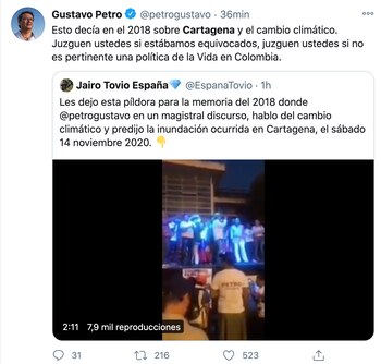 Gustavo Petro / Twitter