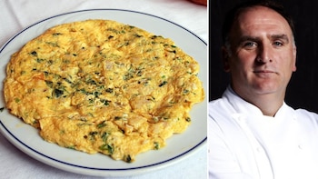 La tortilla de bacalao es