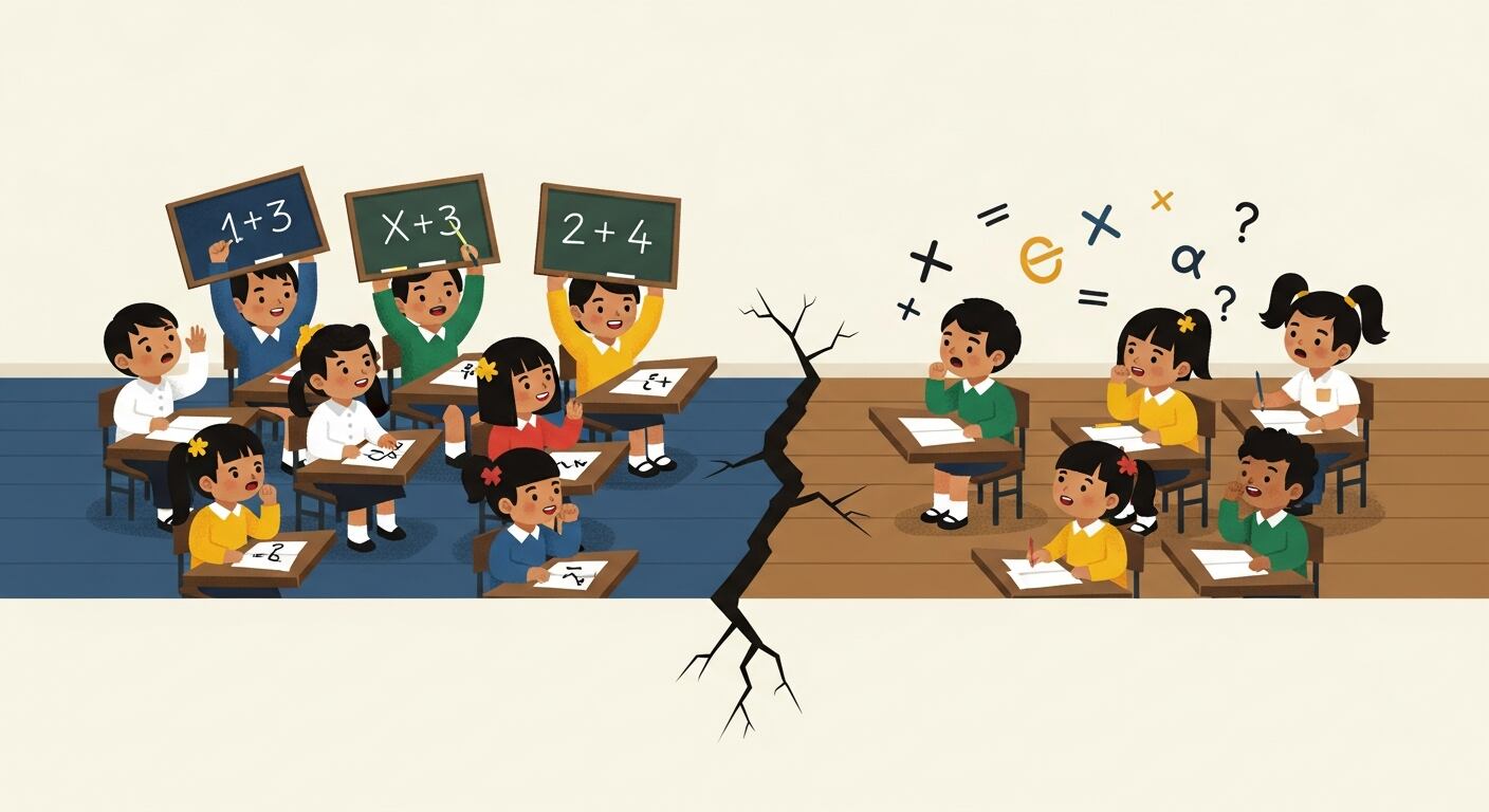 Rezago educativa: Desafío en el aprendizaje de matemáticas para niños (Imagen Ilustrativa Infobae)