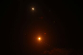 Misiles lanzados desde Irán que