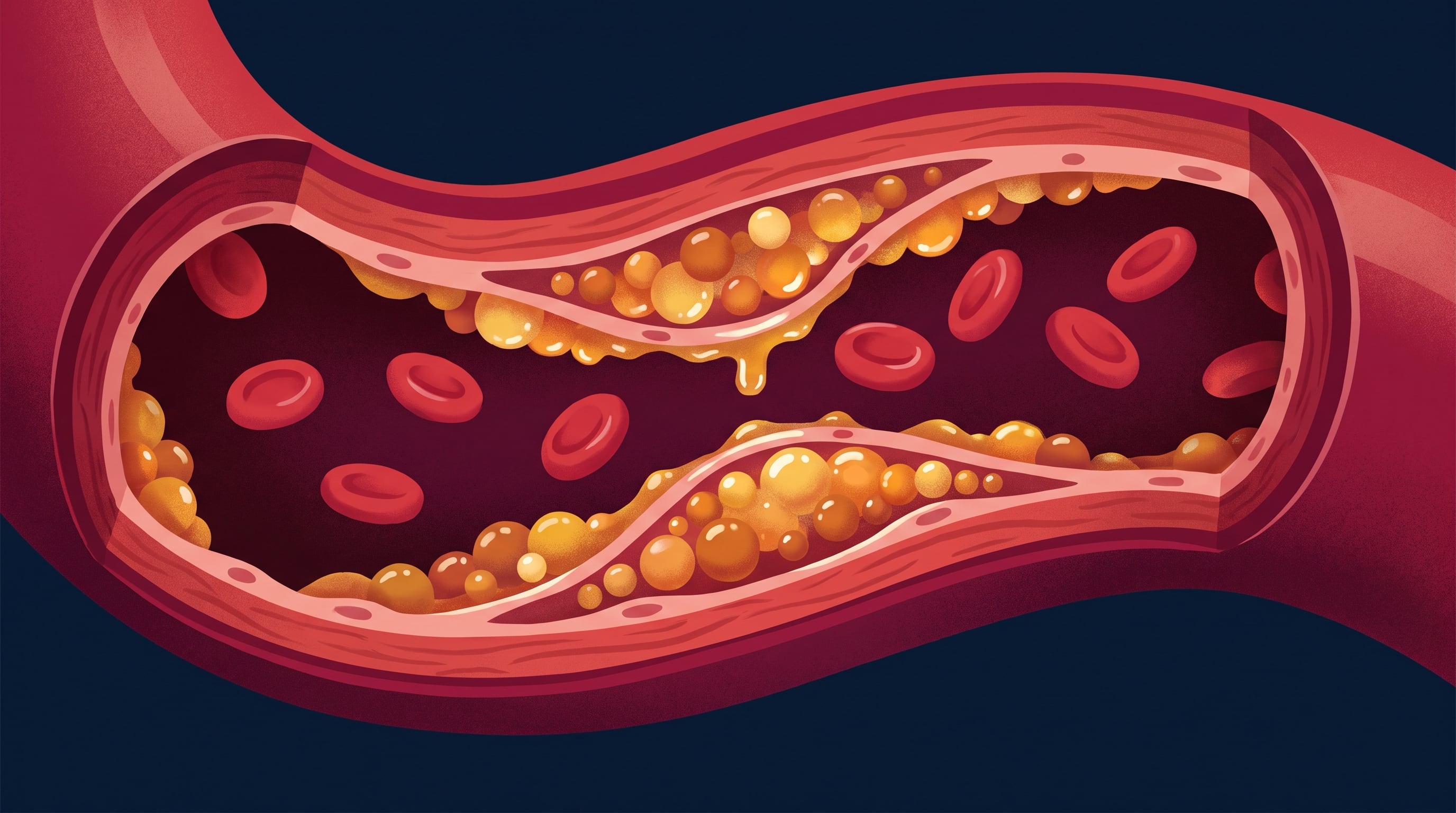 El colesterol pegajoso describe la combinación de LDL y lipoproteína a, dos partículas asociadas con la formación de placa arterial (Imagen Ilustrativa Infobae)