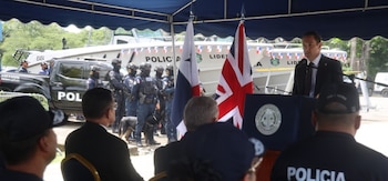 La repotenciación de la flota es el resultado del memorando de entendimiento en materia de seguridad entre Panamá y el Reino Unidos. (Cortesía)