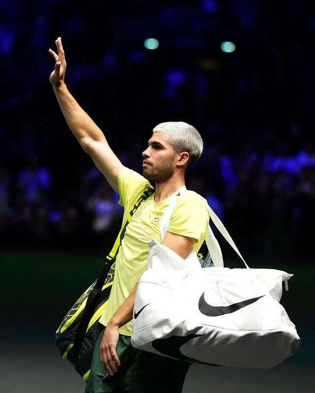 Carlos Alcaraz en una imagen compartida en redes sociales (INSTAGRAM).