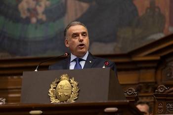 El presidente de Uruguay, Yamandú