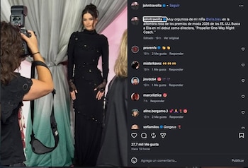 John Travolta elogió a su hija Ella Bleu quien participa en su primera película como director. (Instagram)