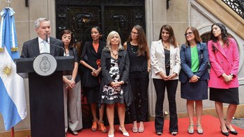 Felipe Solá, María del Carmen