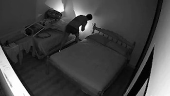 La cámara tomó al empresario