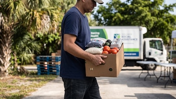 Familias trabajadoras del sur de Florida recurren a despensas de alimentos por el aumento del costo de vida