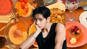 V de BTS fascinado con la comida peruana: “Comí ceviche y el camote estaba buenísimo”