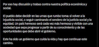 Gustavo Petro concluyó su mensaje