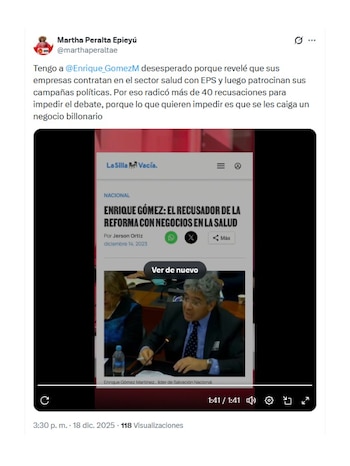 A través de su perfil