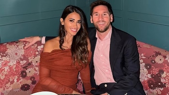 Lionel Messi y Antonela Roccuzzo