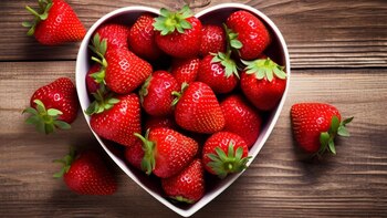 El consumo de fresas está
