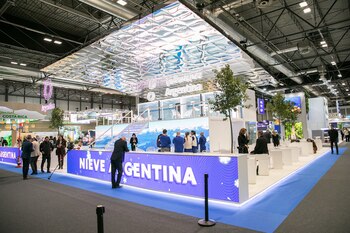 El stand argentino tiene 407