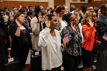 El juramento de nuevos ciudadanos