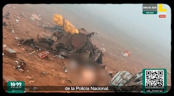 Accidente de helicóptero en Chala