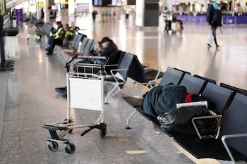 Personas varadas por el coronavirus