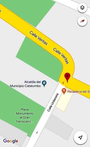 Mapa del lugar de la