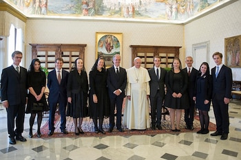 Tres de los hijos de