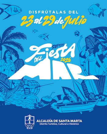 La programación de la Fiesta del Mar 2026 incluye actividades para todos los gustos y edades, desde muestras gastronómicas hasta conciertos masivos y eventos náuticos - crédito Alcaldía Santa Marta - Paola España Comunicaciones