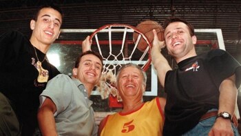 Manu, Sebastián, Yuyo y Leandro.