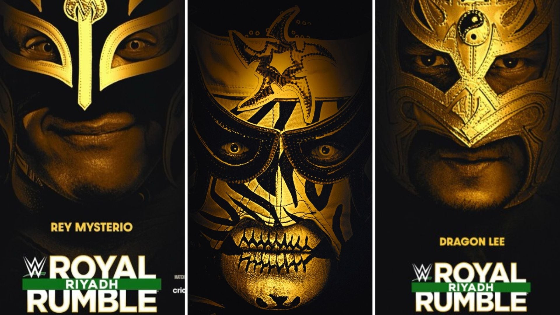 Rey Mysterio, Penta Zero Miedo y Dragón Lee son los luchadores mexicanos hasta el momento confirmados para estar en la batalla real. (Cortesía WWE)