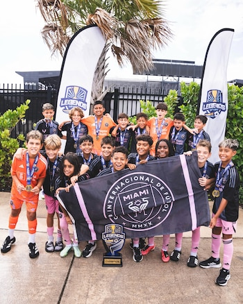 Inter Miami Sub-12 se consagró campeón de la Legends Cup 2026 (@intermiamicf_academy)