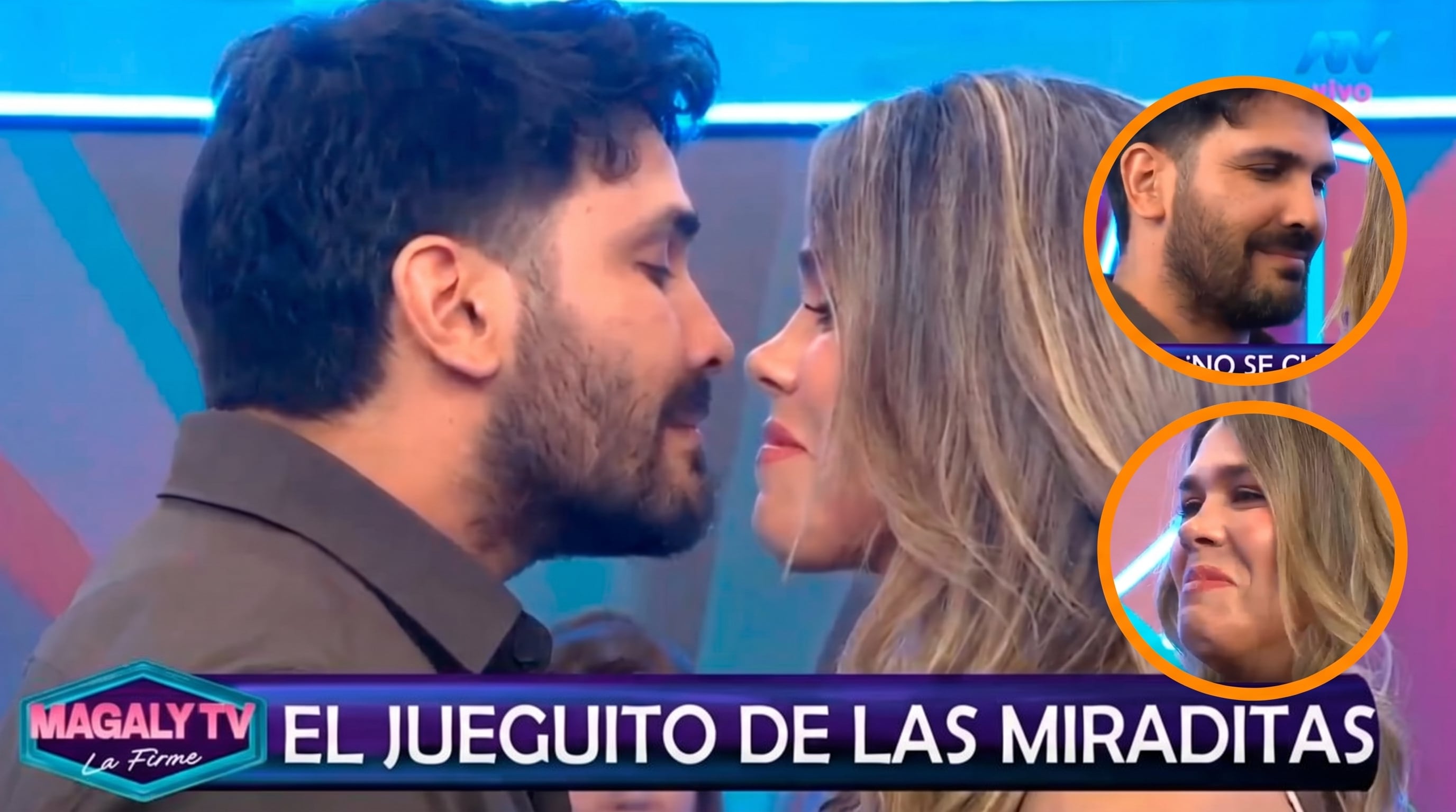 Israel Dreyfus pone nerviosa a Luciana Roy en juego de miraditas: “¿Por qué te tiembla la boquita?”