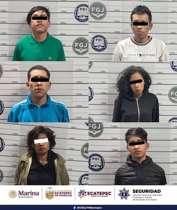 Los detenidos fueron llevados a