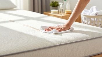 El truco para eliminar manchas difíciles del colchón, rápido y fácil