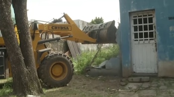 El búnker N°100 derribado