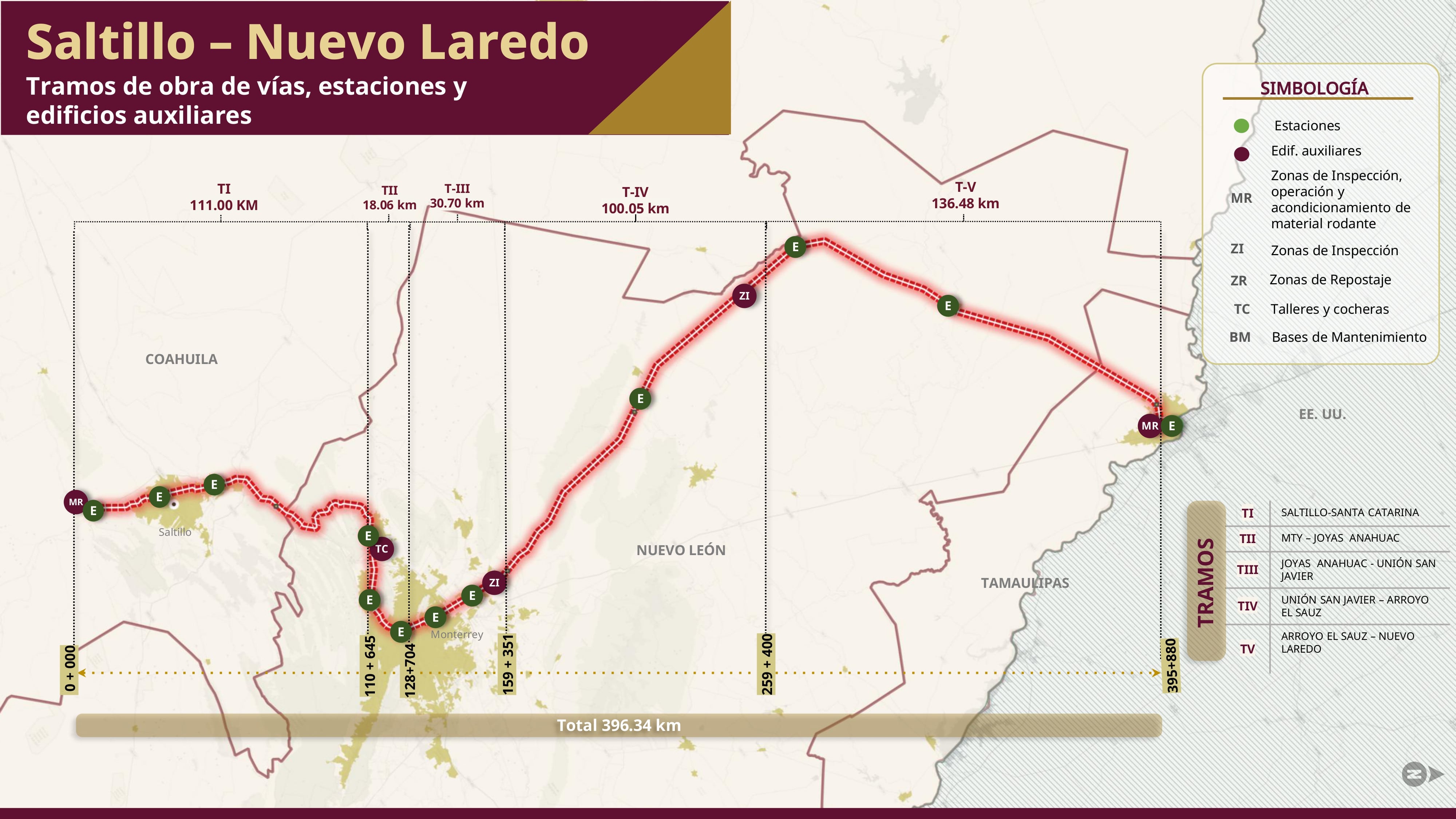 El Tren inició su construcción en septiembre de 2025 y atraviesa los estados de Coahuila, Nuevo León y Tamaulipas. (Imagen: Gobierno de México).