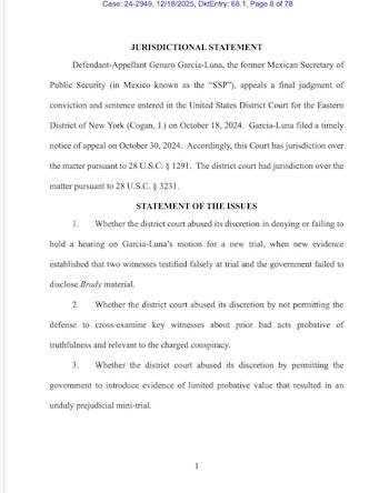 El documento expone cinco ejes