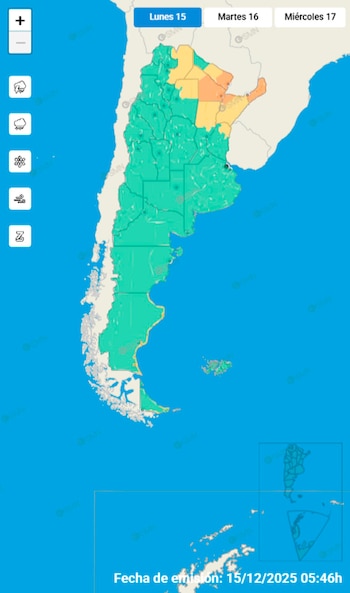 Las alertas para todo el