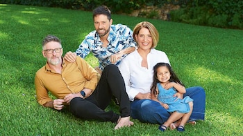 Luis Novaresio, su marido Braulio