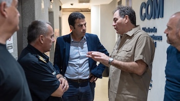 El ministro de Seguridad, Javier