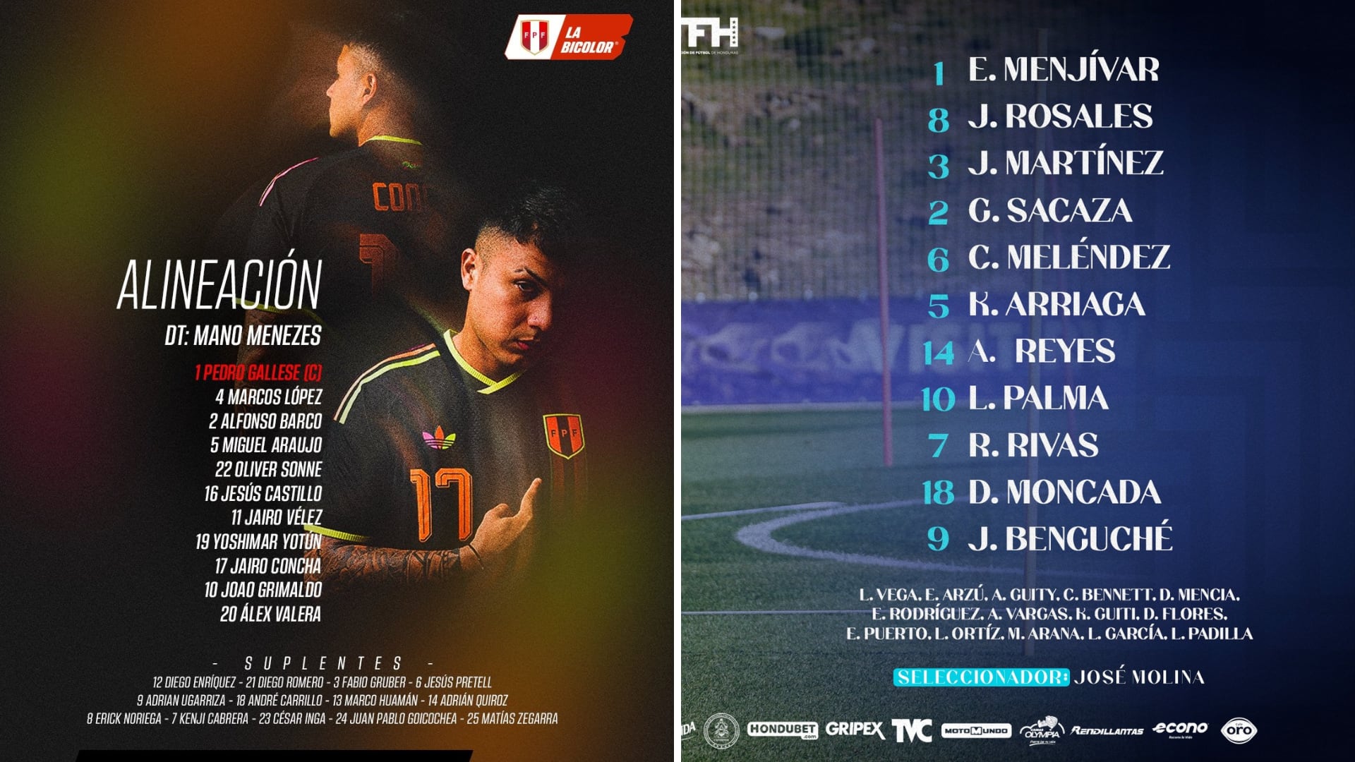 Alineaciones confirmadas del Perú vs Senegal por amistoso FIFA 2026.